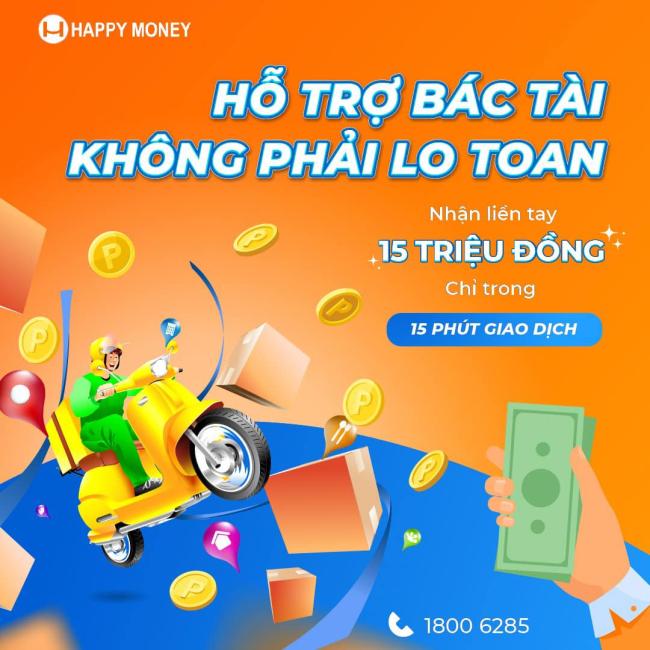 Gói vay siêu nhanh, siêu dễ cho Shipper chỉ có tại Happy Money