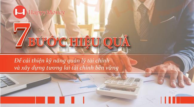 7 bước quản lý tài chính hiệu quả