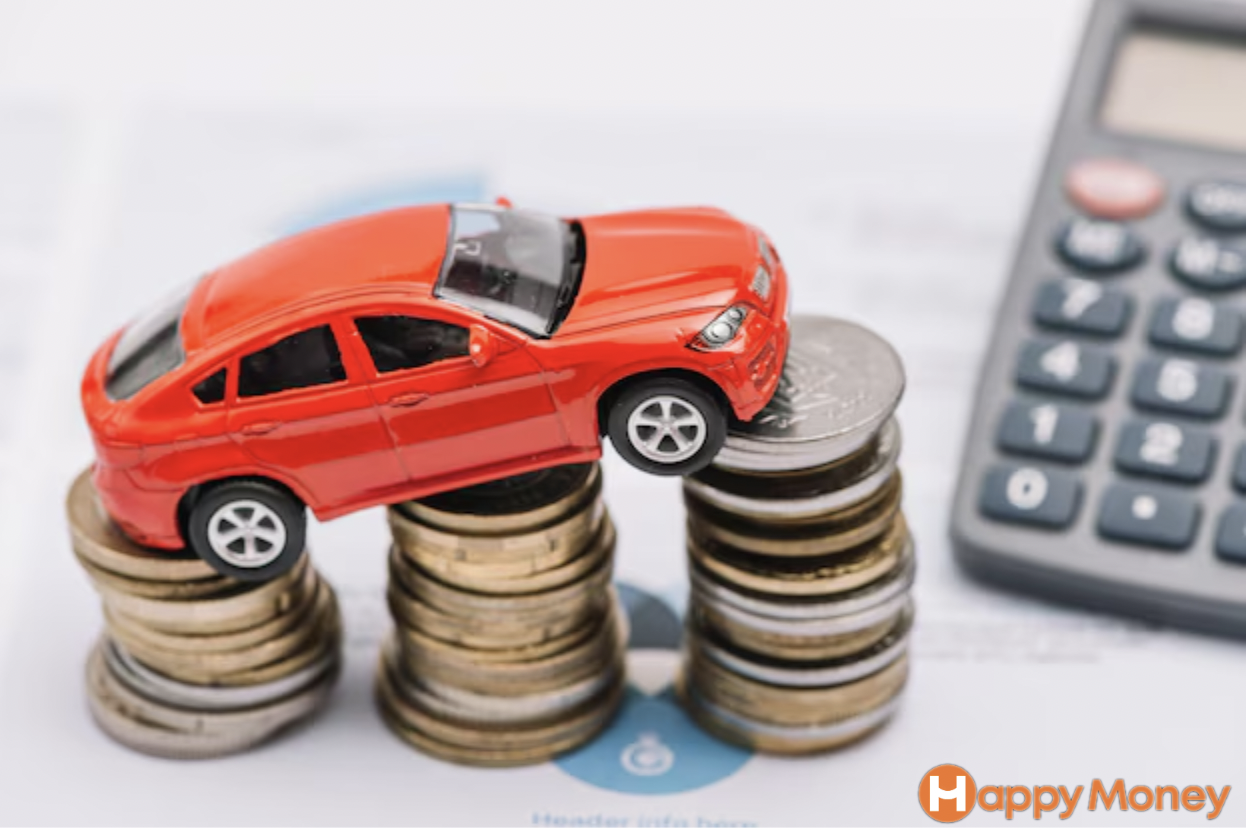 vay cầm cố bằng ô tô happy money
